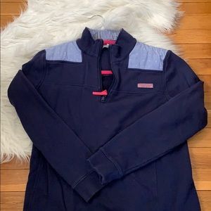 Vineyard Vines navy quarter zip